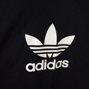 adidas Black and White Crew Neck Sweater